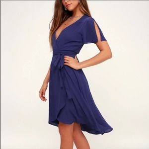 Lulu’s Rise to the Occasion wrap dress